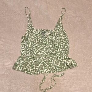 Wild Fable Green Floral Camisole